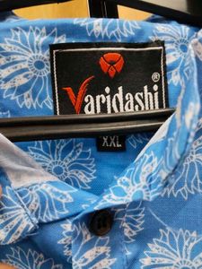 Blue Printed Kurta XxL (V)