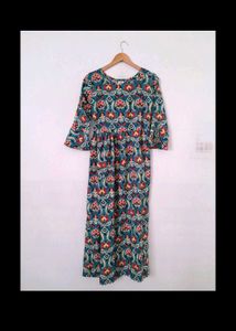 Boho Print Midi Dress