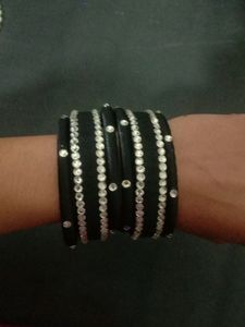 Black  Diamond Bangle