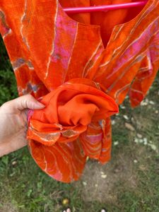 beautiful orange kurti