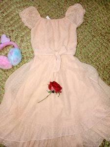 Peach Dress