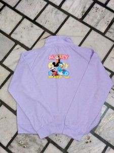 Lilac Cartoon Print Polo Shirt