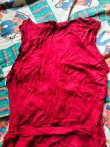Mehroon Colour Jumpsuit For Teenage Girls.