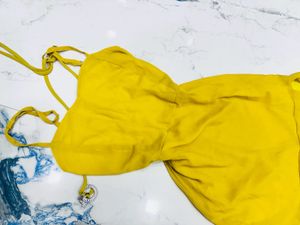 Yellow Flowy Summer Dress