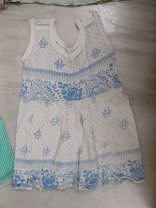 Cotton Frocks For 1-2 Yrs Girl