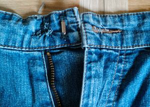Classic High-Waisted Denim Shorts
