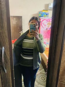 Stylish Green Cardigan