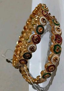Gold-Plated Bangles Set
