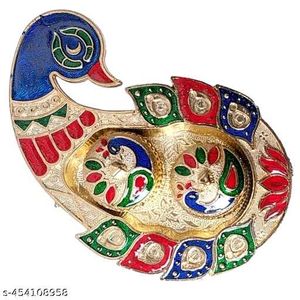 Peacock Rakhi Thali Set