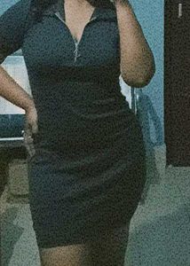 FYK Polo Dress - Dark Grey