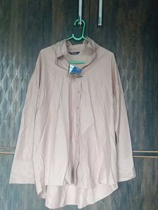 Elegant Beige Oversized Shirt🍂🤎✨