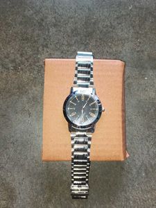 Classic Silver Chain Wristwatch
