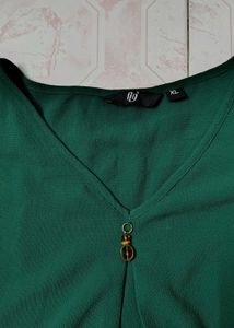 Green Net Top