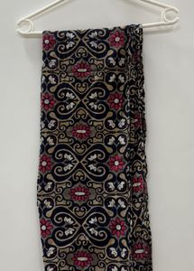 Black Thread Work Kurta with Salwar &amp; Dupatta