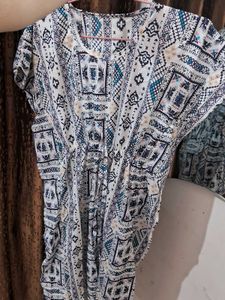 Patterned Casual Dress