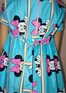 Mickey Mouse Dress For Little Princess!!
