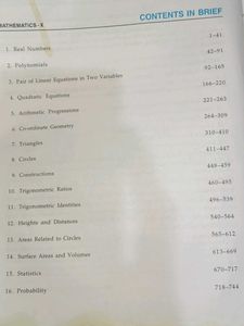 R.D. Sharma Class 10th Maths Revised CBSE 2024