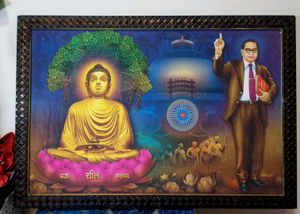 Lord Gautam Buddha&amp;Dr. Babasaheb Ambedkar Frame