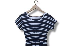 Trendy Black&amp;White Striped(Women&#39;s) #STUDIO
