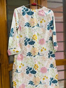 Floral Print Kurta