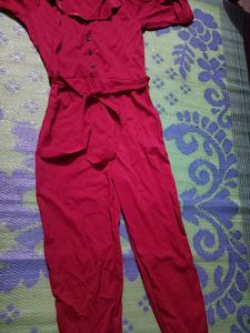 Maroon Jumpsuit