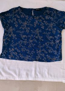Ethnic Wear Crop Top
