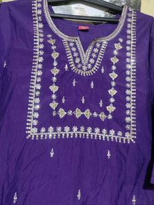 Elegant purple 💜 Kurta Set