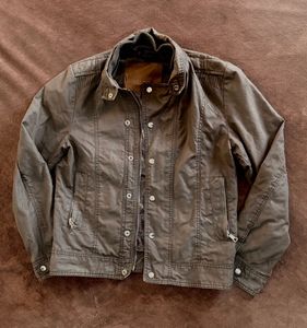 Zara Man Olive Grey Street Wear Jacket