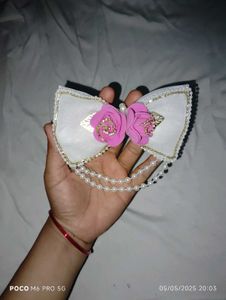 Rose Bow Clip🌸