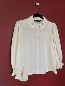 Zara White Top