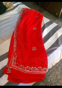red saree