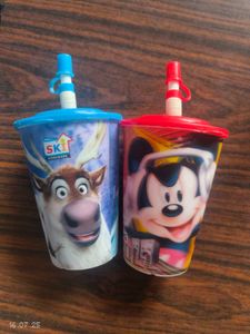 Frozen & Mickey Mouse Tumbler Cups