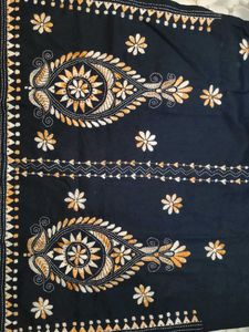 Elegant Black Embroidered Kurta