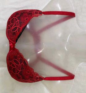 Red Lace Bra