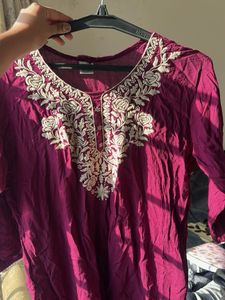 Elegant Embroidered Kurta