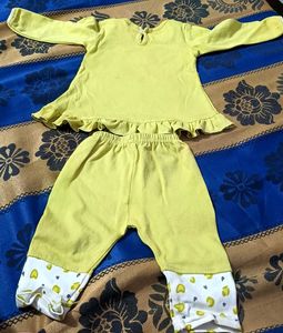 Lime Green Baby Cloth Set 0-3 Month