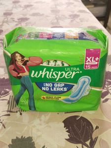 Whisper Ultra XL+ Pads - 15 Count