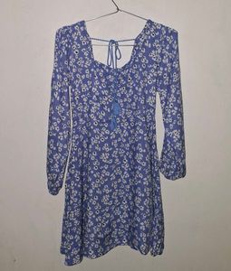 Floral Print Mini Dress