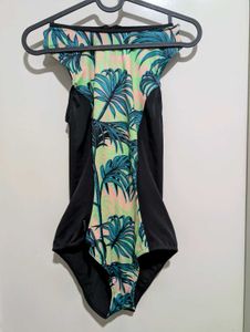 Olaian Tropical One Piece Swimsuit