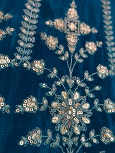 Women Green Silk Zari Embroidery Sharara Suit