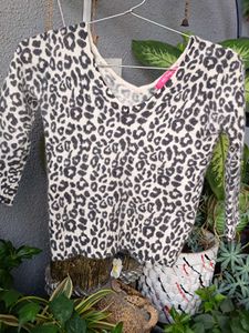 Animal Print Sweater
