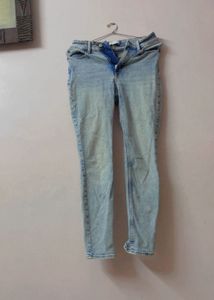 H&amp;m High Waisted Denim Jeans