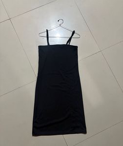 Black Sleeveless Mini Dress