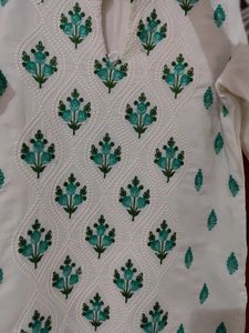 Embroidered Kurta with Dupatta