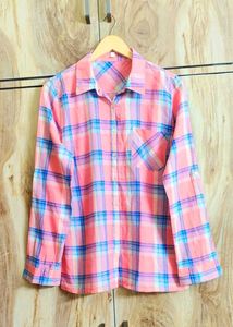 Coral Colour Shirt Size-40