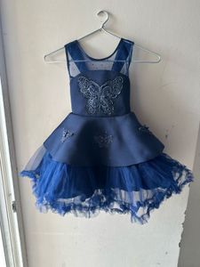 Cute Blue Party Dress