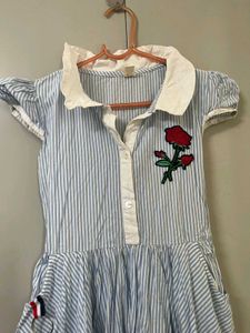 Girls Striped Dress