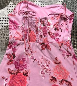 Tokyo Talkies Floral Slit Sundress (S)