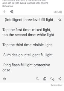 iphone 11pro max Ring light Cover
