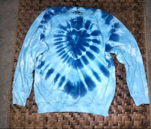 Blue Tie-Dye Sweatshirt
